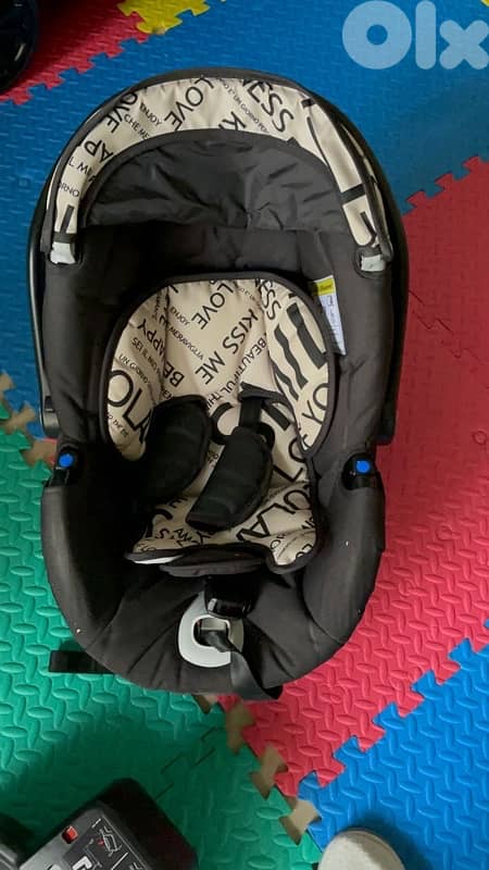 CAM Stroller 6m+ , Portable Carseat with base 0-6m, Diaper Bag 2