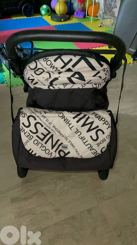 CAM Stroller 6m+ , Portable Carseat with base 0-6m, Diaper Bag 6