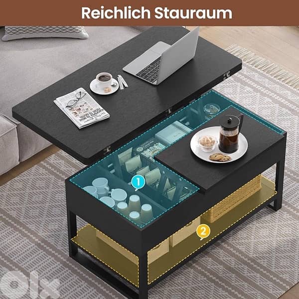 doule lift coffee table / dining table 6
