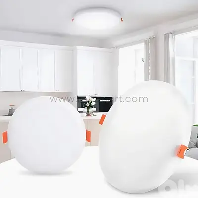 Sleek Frameless LED Downlight – Cool White, Ultra-Thin, Tool-Free Fit