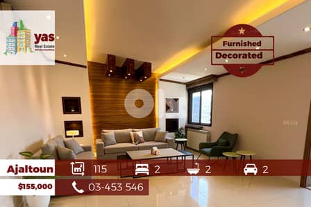 Ajaltoun 115m2 | Furnished FLat | Decorated | Open Mountain View | RO Ajaltoun 115m2 | Furnished FLat | Decorated | Open Mountain View | RO