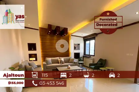 Ajaltoun 115m2 | Furnished FLat | Decorated | Open Mountain View | RO