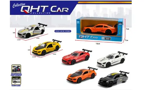 Medium size sports die-cast cars