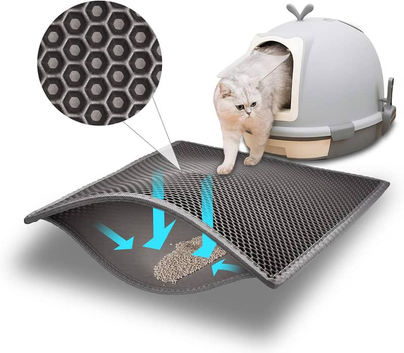 Double Layer Cat Litter Mat 0