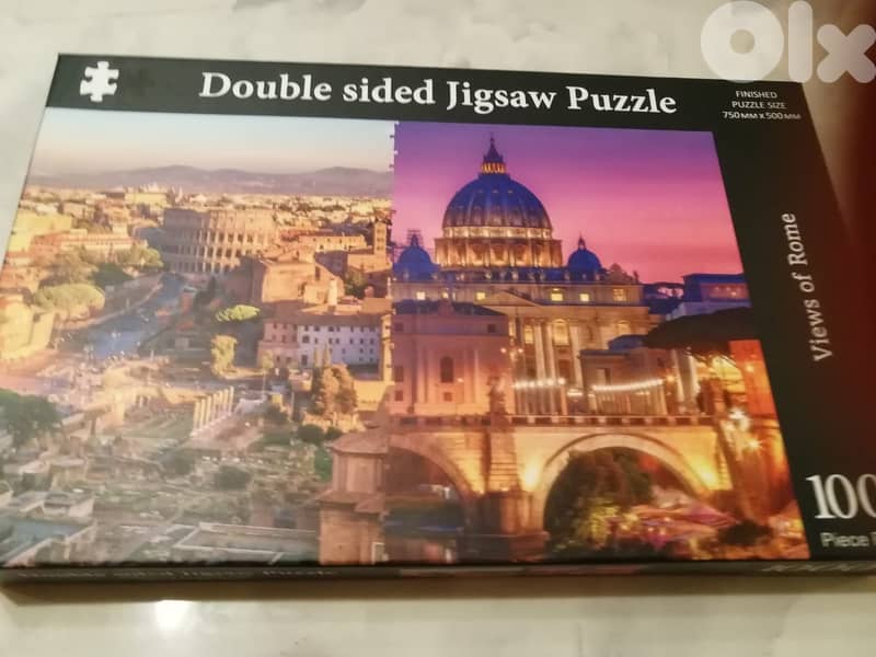 View of Rome double sided puzzle 1000pcs 0