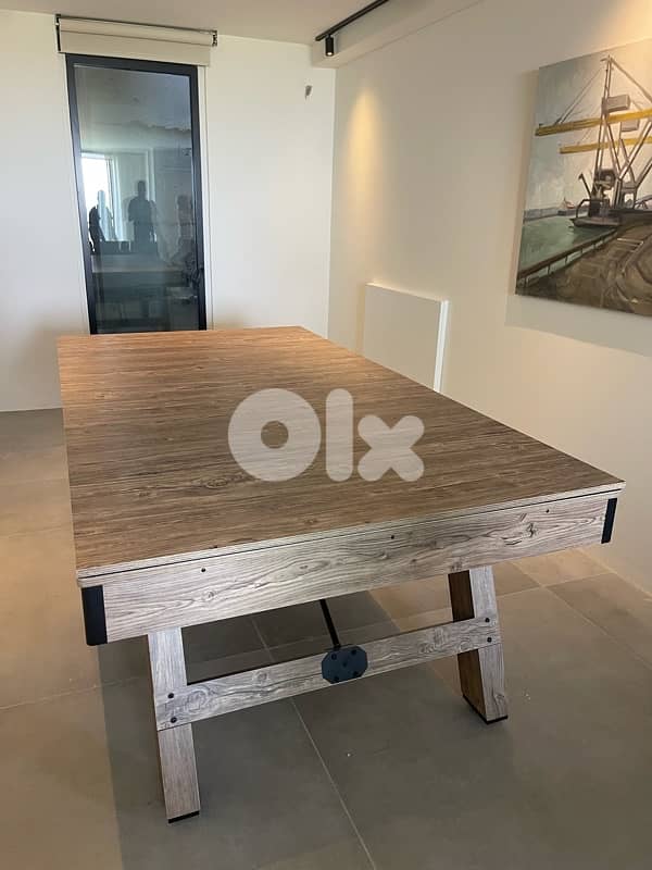 8ft 3-in-1 Billiard, Table Tennis, and Dining Table 5