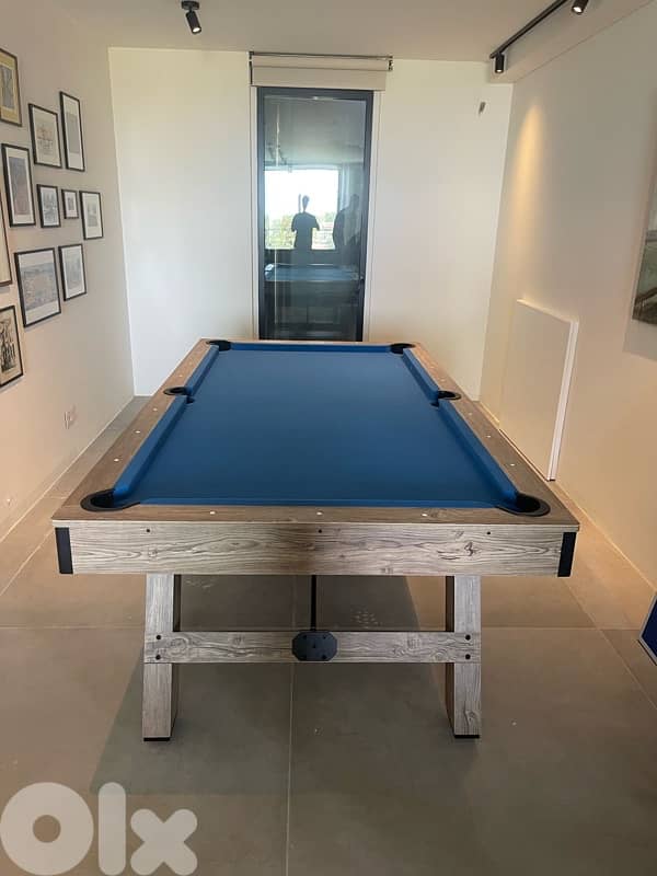 8ft 3-in-1 Billiard, Table Tennis, and Dining Table 9