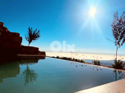 Chalet for sale in Faqra/ Amazing view/ Pool/ Garden/ Terrace
