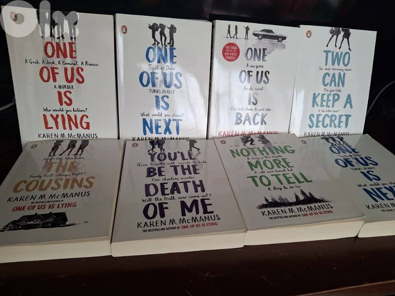 one of us in lying serie + other karen M. McMANUS books 0