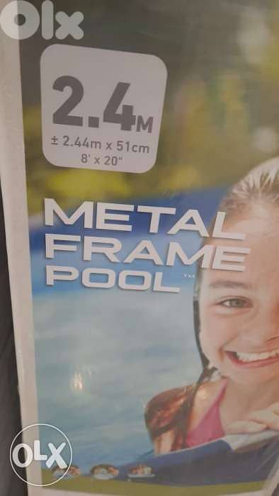 244 x 51 cm circular intex pool مسبح بركة 1