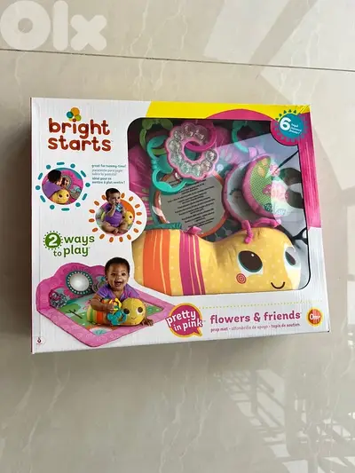 Bright starts Flowers & friends mat