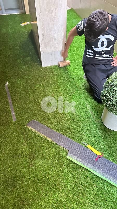 High quality multicolor artificial grass 3