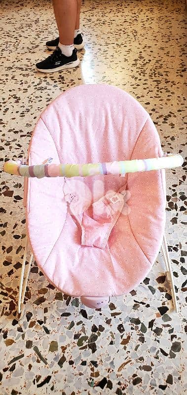 3 items for sale Car seat + Baby Bouncer +Toddler Safety Bed 3