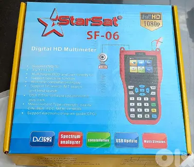 used starsat satellite finder مكنة لبرمجة وتعيير  الستلايت والكاميرات