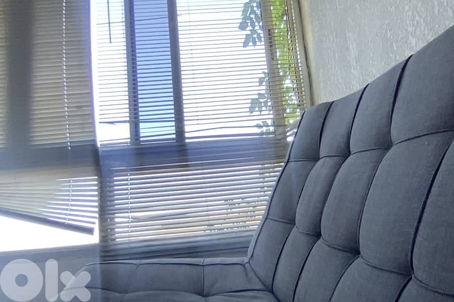 2 Grey Sofa Beds. Retractable Mechanisim. Grey Fabric. 4