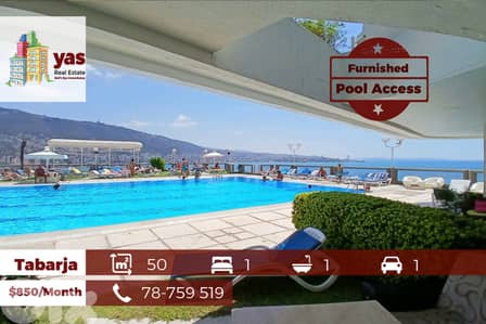 Tabarja 50m2 | Furnished Chalet | Pool Access | Open View | YV