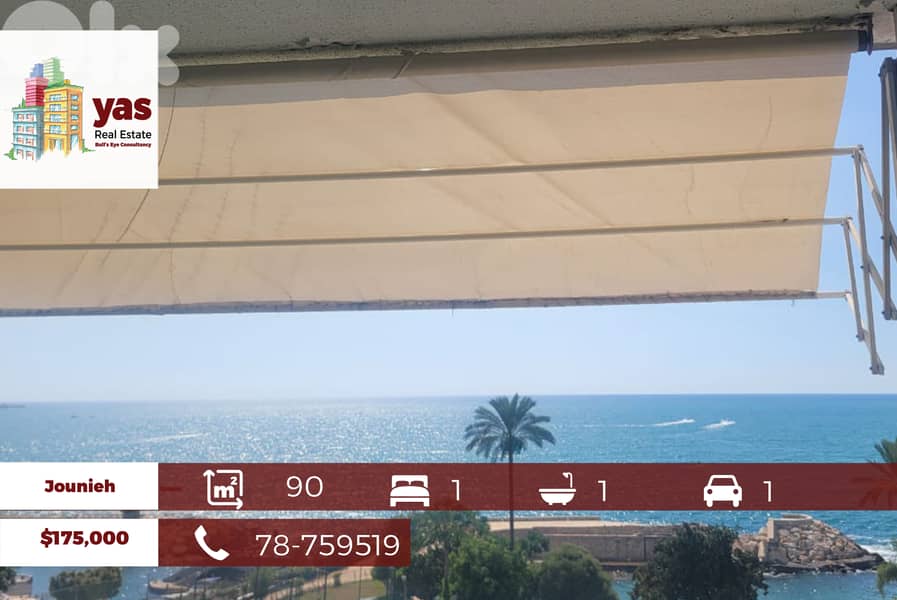 Jounieh 90m2 | Chalet | Furnished | Open Sea View  | PA | 0