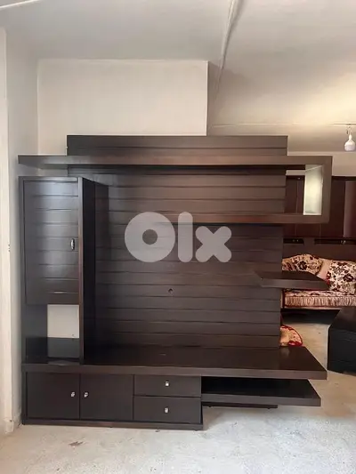 طاولة Tv شغل توصاية ملبسة قشرة زان 220 سم