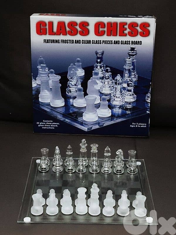 Glass Chess Board game 1