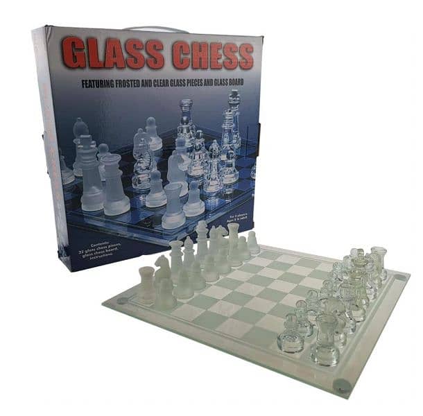 Glass Chess Board game 2