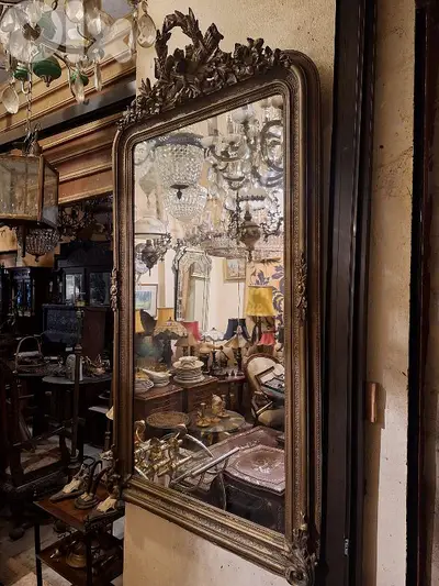 large french giltwood mirror