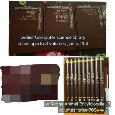 original arabic encyclopedias for sale, different categories