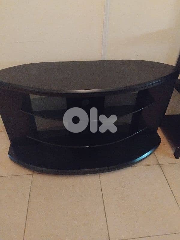 Black tv stand 1