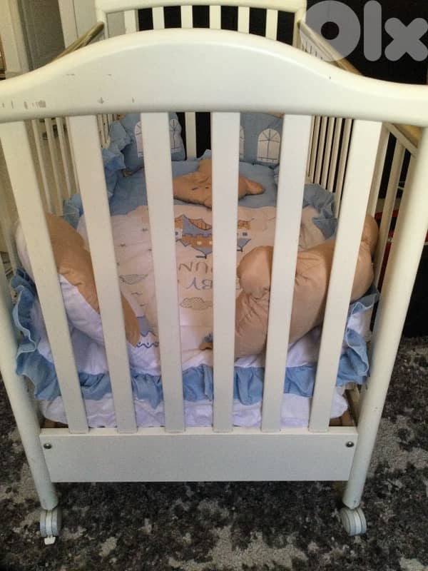 baby bed and mattress made in italy 0