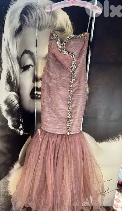 pink mermaid dress from (designer}فستان للمناسبات