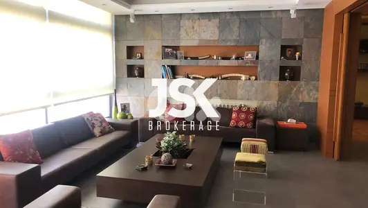 L18745-Beautifully Decorated 4-Bedroom Apartment For Sale in Achrafieh