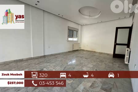 Zouk Mosbeh 320m2 | Generous dimensions | Calm Area | EL/CH