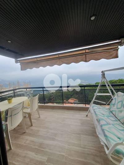 Duplex for rent in broumana دوبلكس للايجار في برمانا