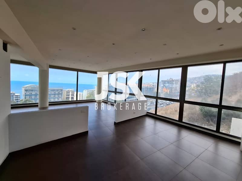 L18780-Spacious Office With Seaview For Sale in Haret Sakher, Jounieh 0