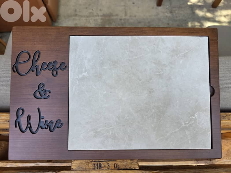 Marble and Wood Cheese Board 1