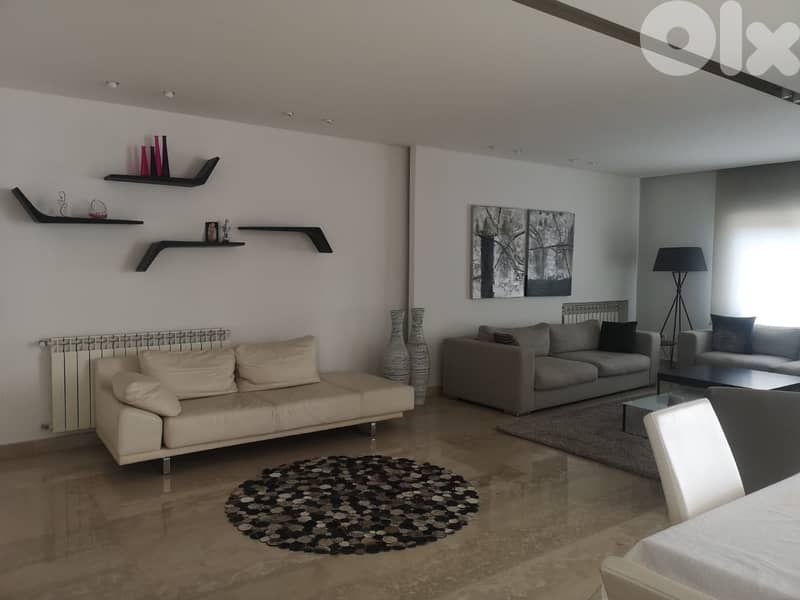 FULLY FURNISHED APARTMENT IN BROUMANA PRIME (240SQ) , (BRR-112) 0