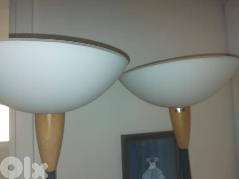 Black halogen floor lamp 1