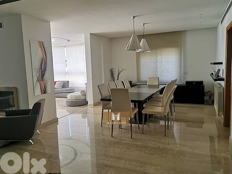 Modern Fully furnished apartment for Rent in Broumana with seaviews 0