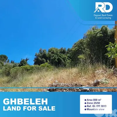 Land for sale at Ghbeleh- أرض للبيع في غباله