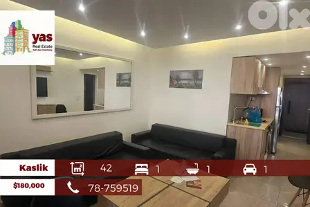 Kaslik 42m2 | Chalet | Cozy | Sea View | Prime Location | PA |