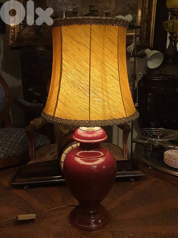 porcelain signed lamp 0