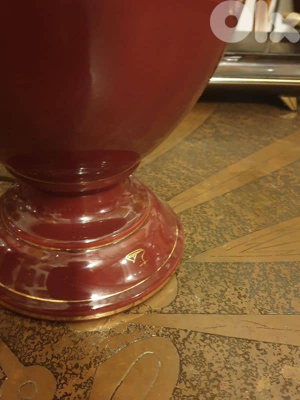 porcelain signed lamp 1