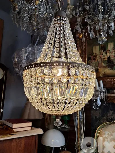 czech original crystal chandelier
