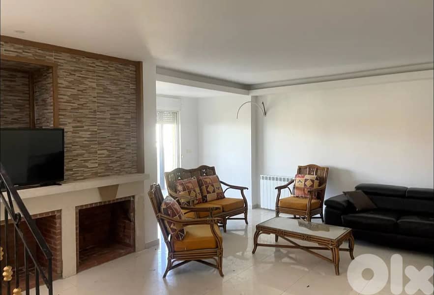 DUPLEX FOR SALE IN BROUMANA PRIME WITH SEA AND MOUNTAIN VIEW, (BR-345) 0
