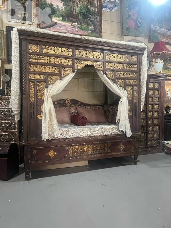 wooden divan daybed 1