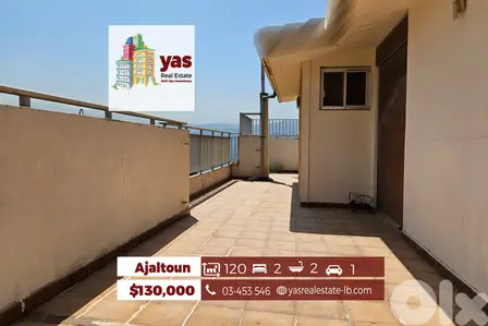Ajaltoun 120m2 | 90m2 Terrace | Panoramic Mountain View | TO