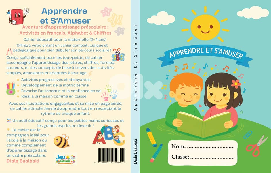 Apprendre et S’amuser - Cahier éducatif / Activity book - Fren/Eng 1