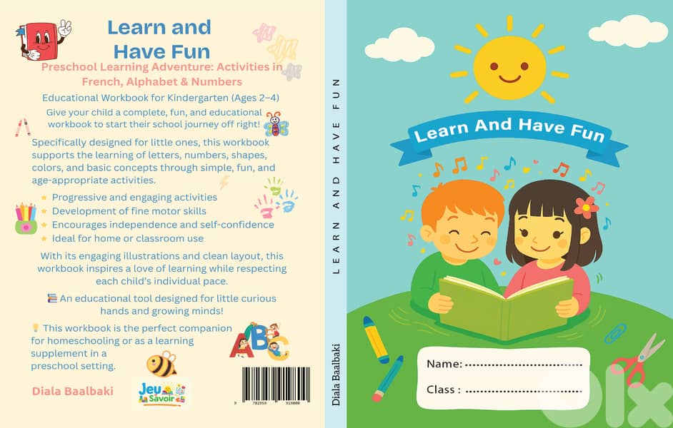 Apprendre et S’amuser - Cahier éducatif / Activity book - Fren/Eng 3