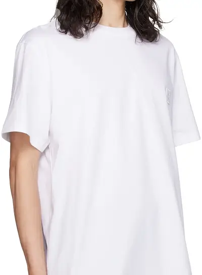 Wooyoungmi Original White Beads T-Shirt size 46