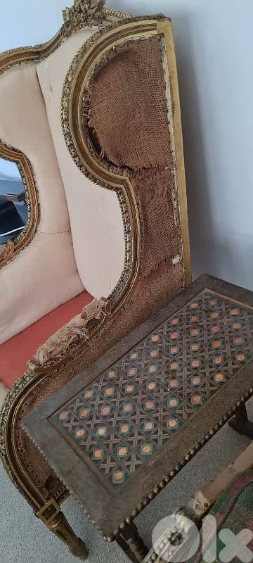 2 antique big chairs 4