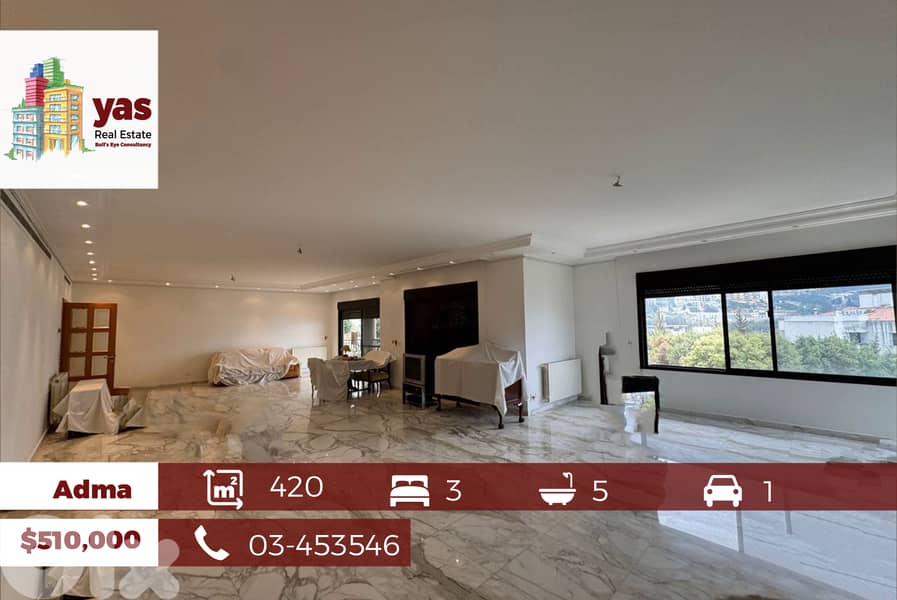 Adma 420m2 | 14m2 Cave | Decorated | Luxury | Open View | CL | 0